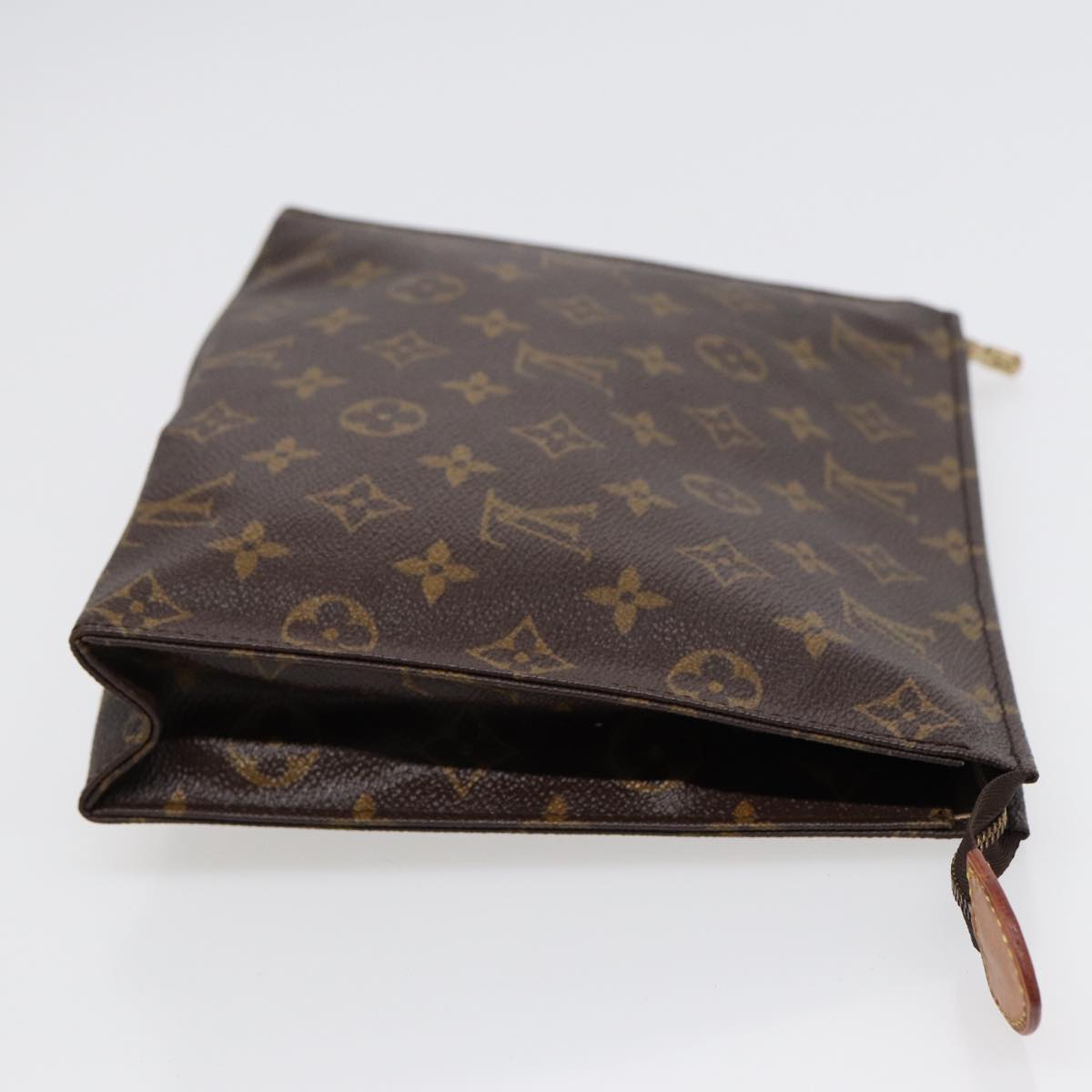 LOUIS VUITTON Monogram Poche Toilette 26 Pouch M47542 LV Auth 88697