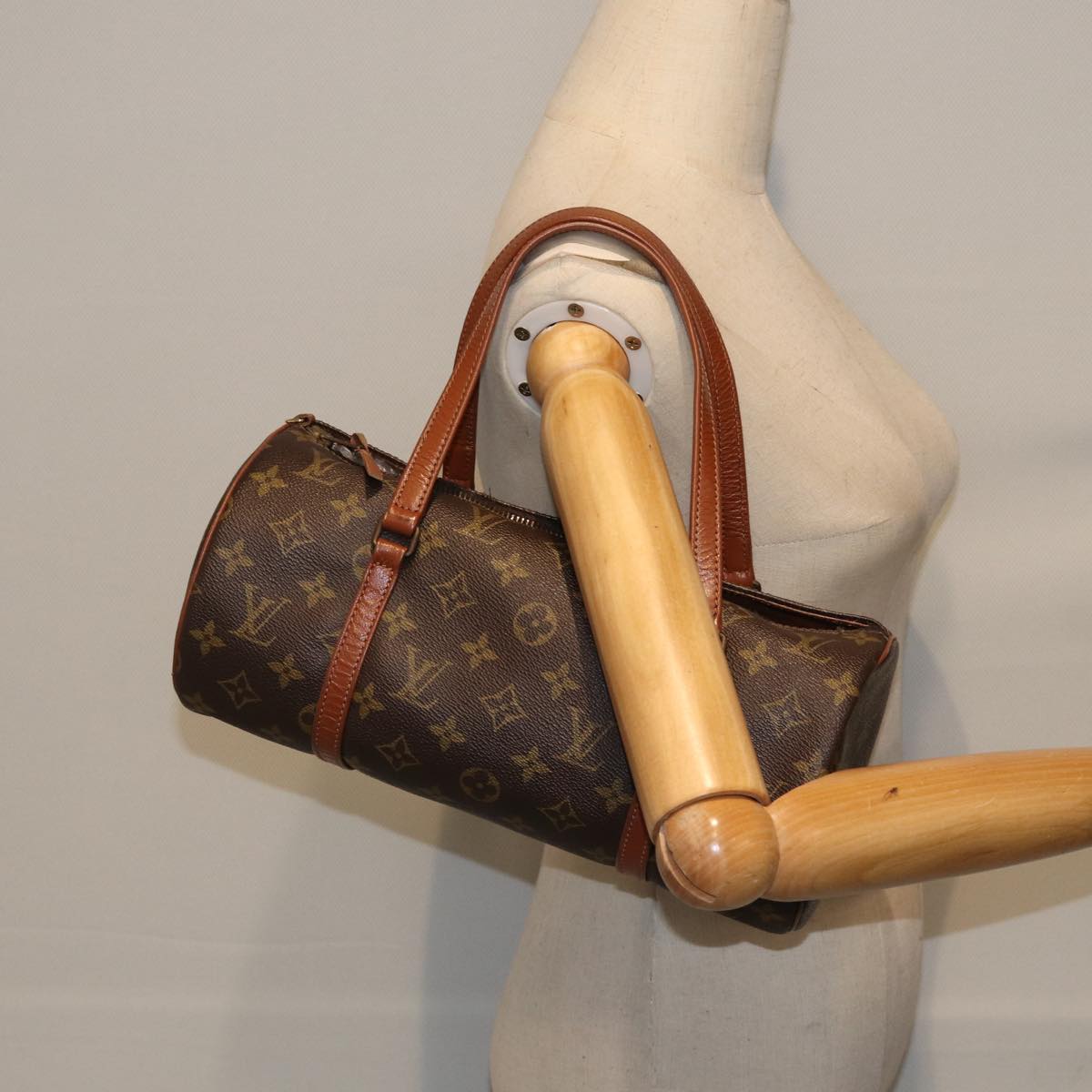 LOUIS VUITTON Monogram Papillon 30 Hand Bag Vintage M51385 LV Auth 88705