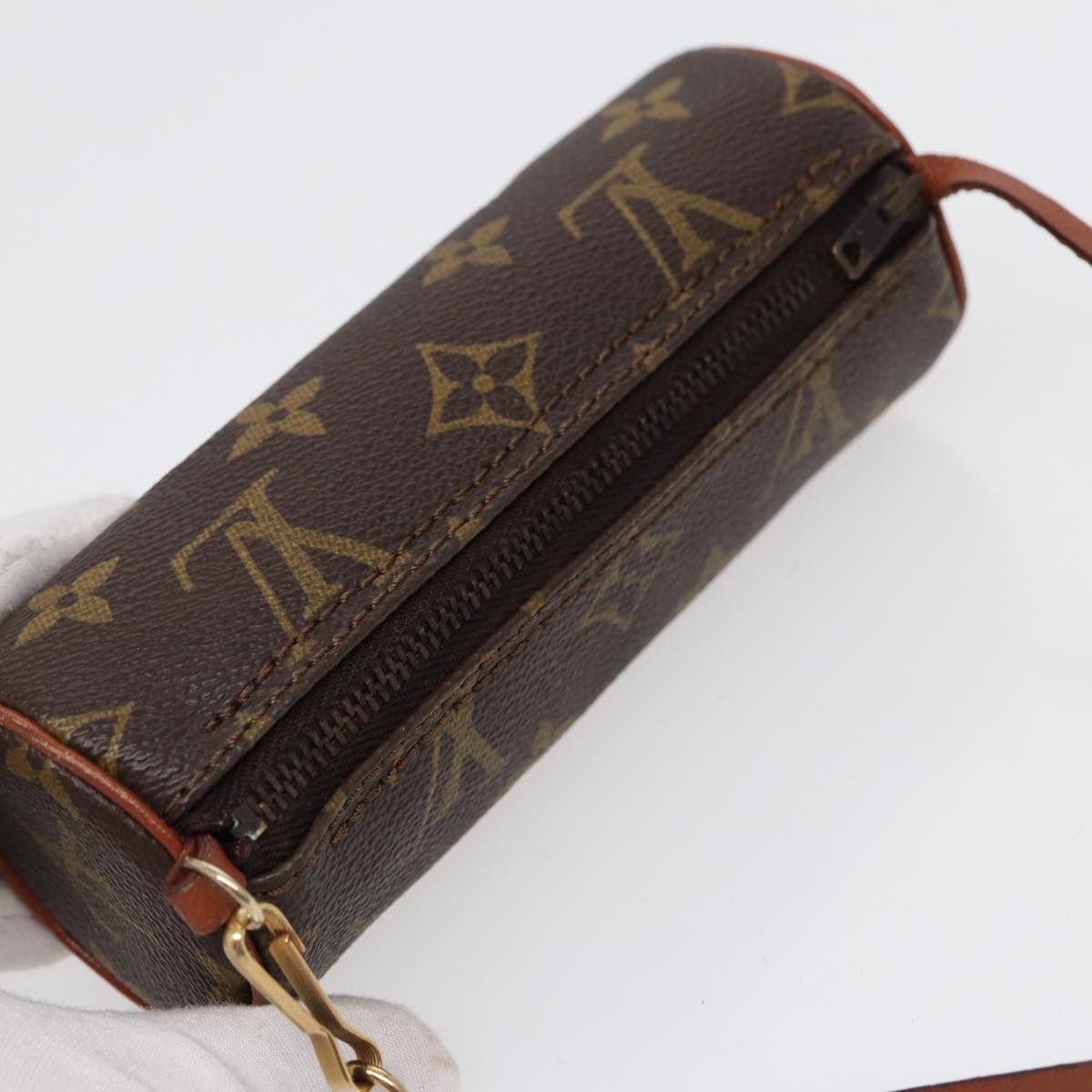 LOUIS VUITTON Monogram Papillon Pouch Vintage LV Auth 88706