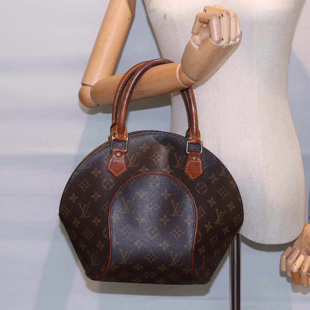 LOUIS VUITTON Monogram Ellipse PM Hand Bag M51127 LV Auth 88712