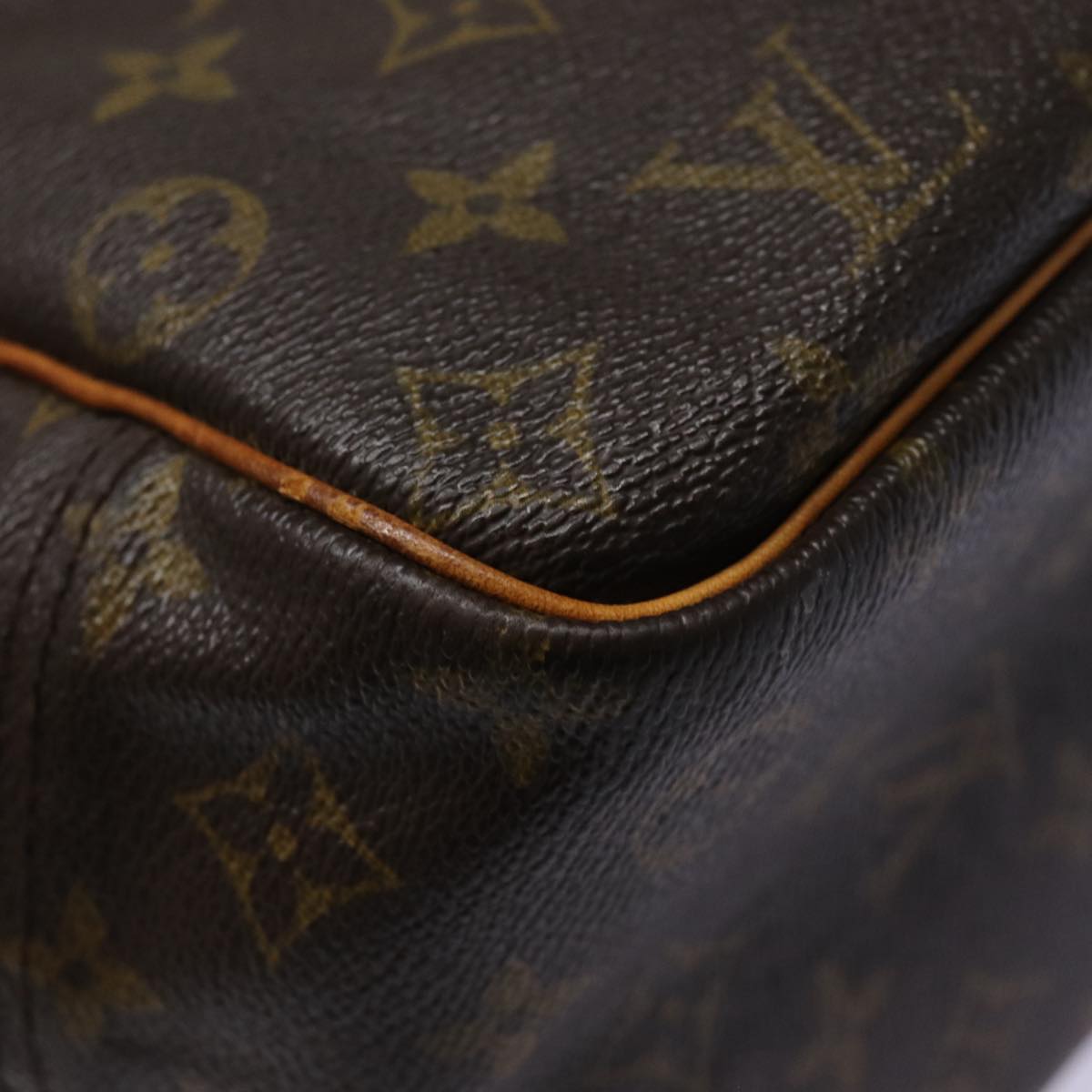 LOUIS VUITTON Monogram Deauville Hand Bag M47270 LV Auth 88713