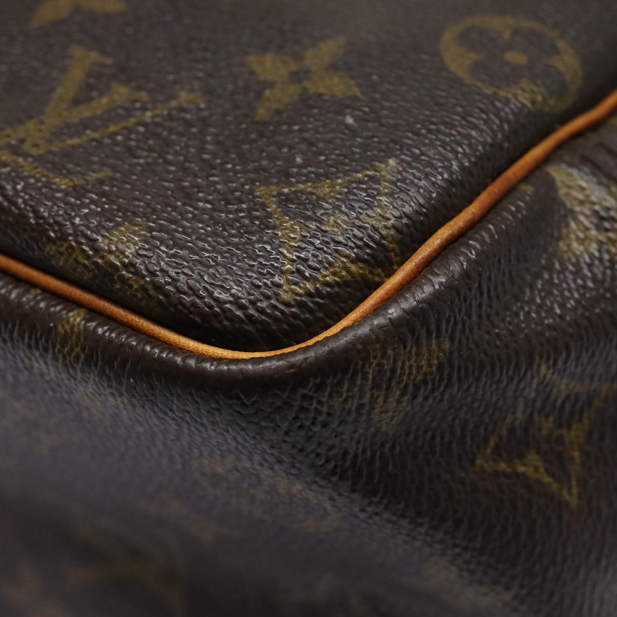 LOUIS VUITTON Monogram Deauville Hand Bag M47270 LV Auth 88713