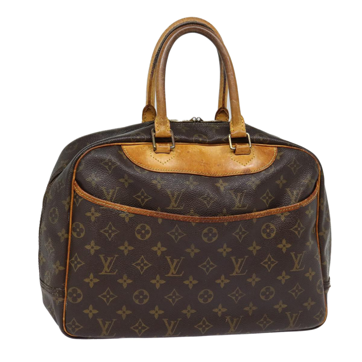 LOUIS VUITTON Monogram Deauville Hand Bag M47270 LV Auth 88713