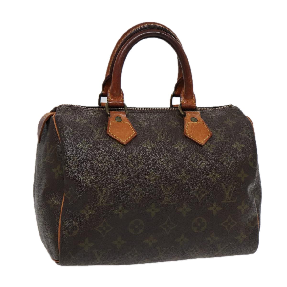 LOUIS VUITTON Monogram Speedy 25 Hand Bag M41528 LV Auth 88716