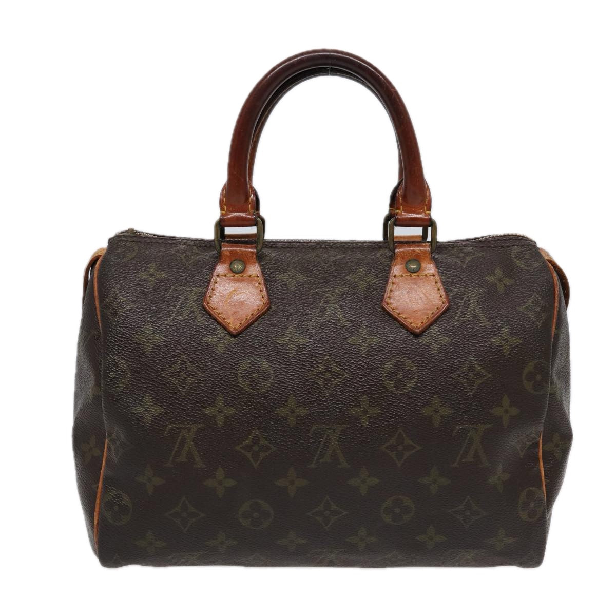 LOUIS VUITTON Monogram Speedy 25 Hand Bag M41528 LV Auth 88716