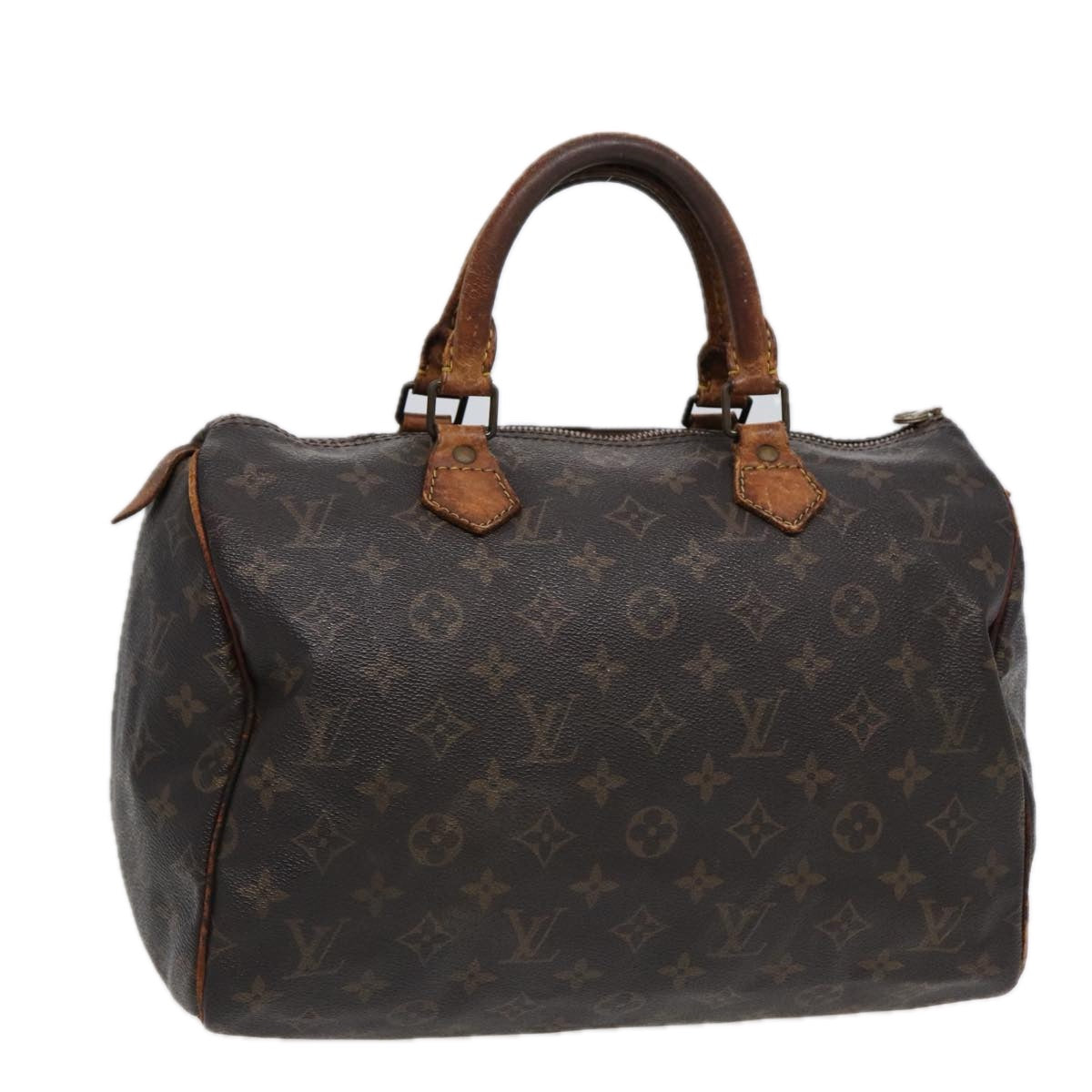 LOUIS VUITTON Monogram Speedy 30 Hand Bag M41526 LV Auth 88721