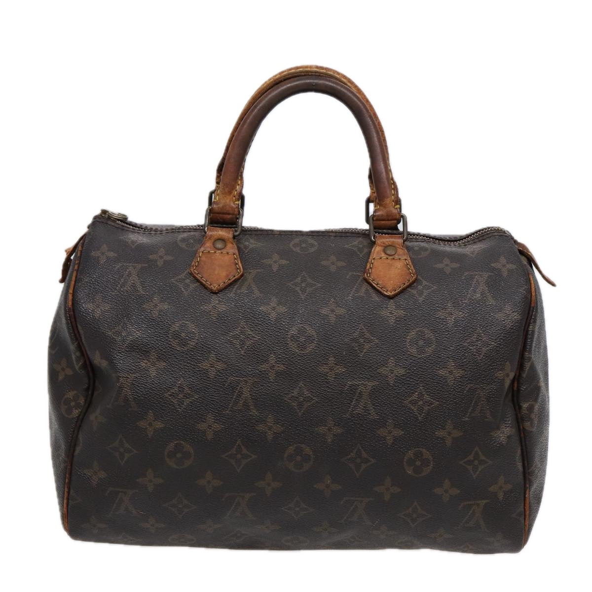 LOUIS VUITTON Monogram Speedy 30 Hand Bag M41526 LV Auth 88721