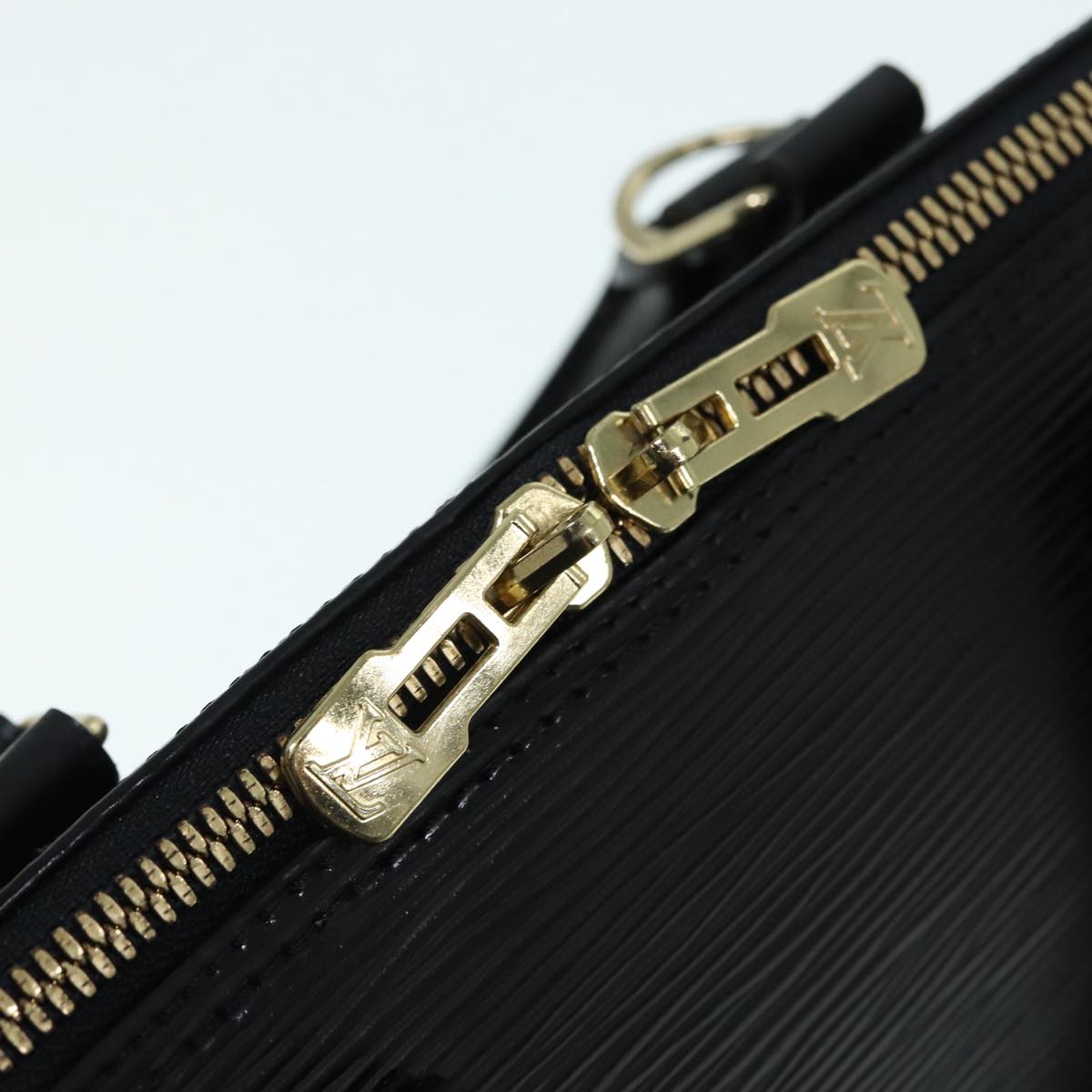 LOUIS VUITTON Epi Alma Hand Bag Black M52142 LV Auth 88740