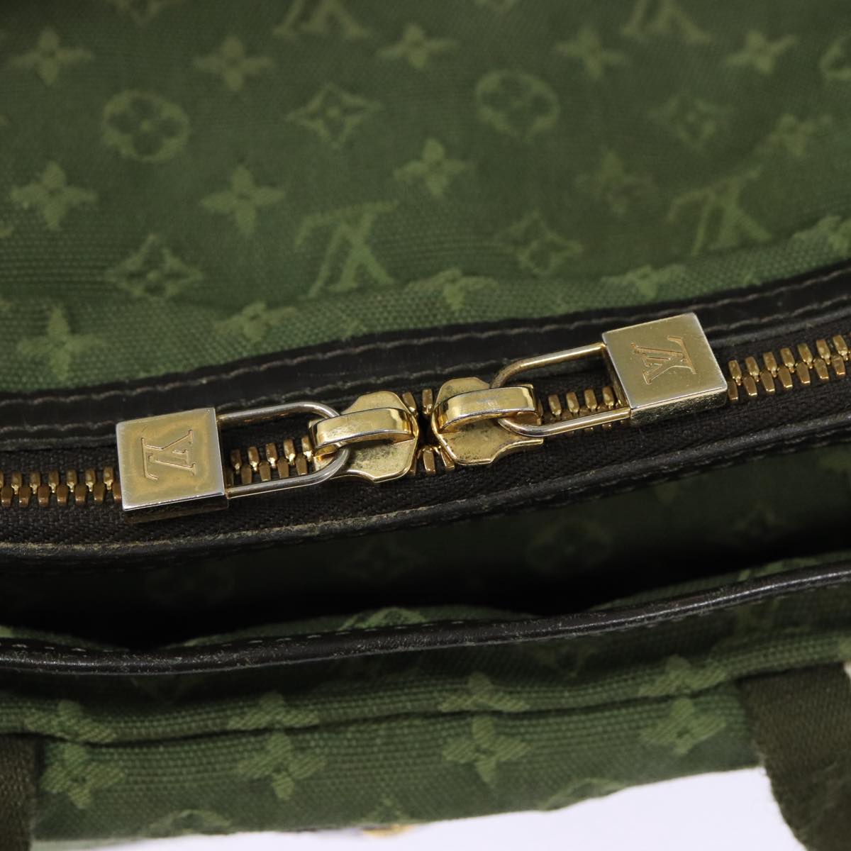 LOUIS VUITTON Monogram Mini Sac Marie Kate Bag TST Khaki M92507 LV Auth 88748