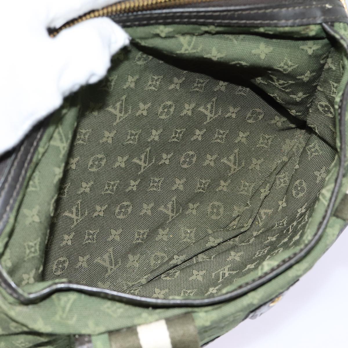 LOUIS VUITTON Monogram Mini Sac Marie Kate Bag TST Khaki M92507 LV Auth 88748