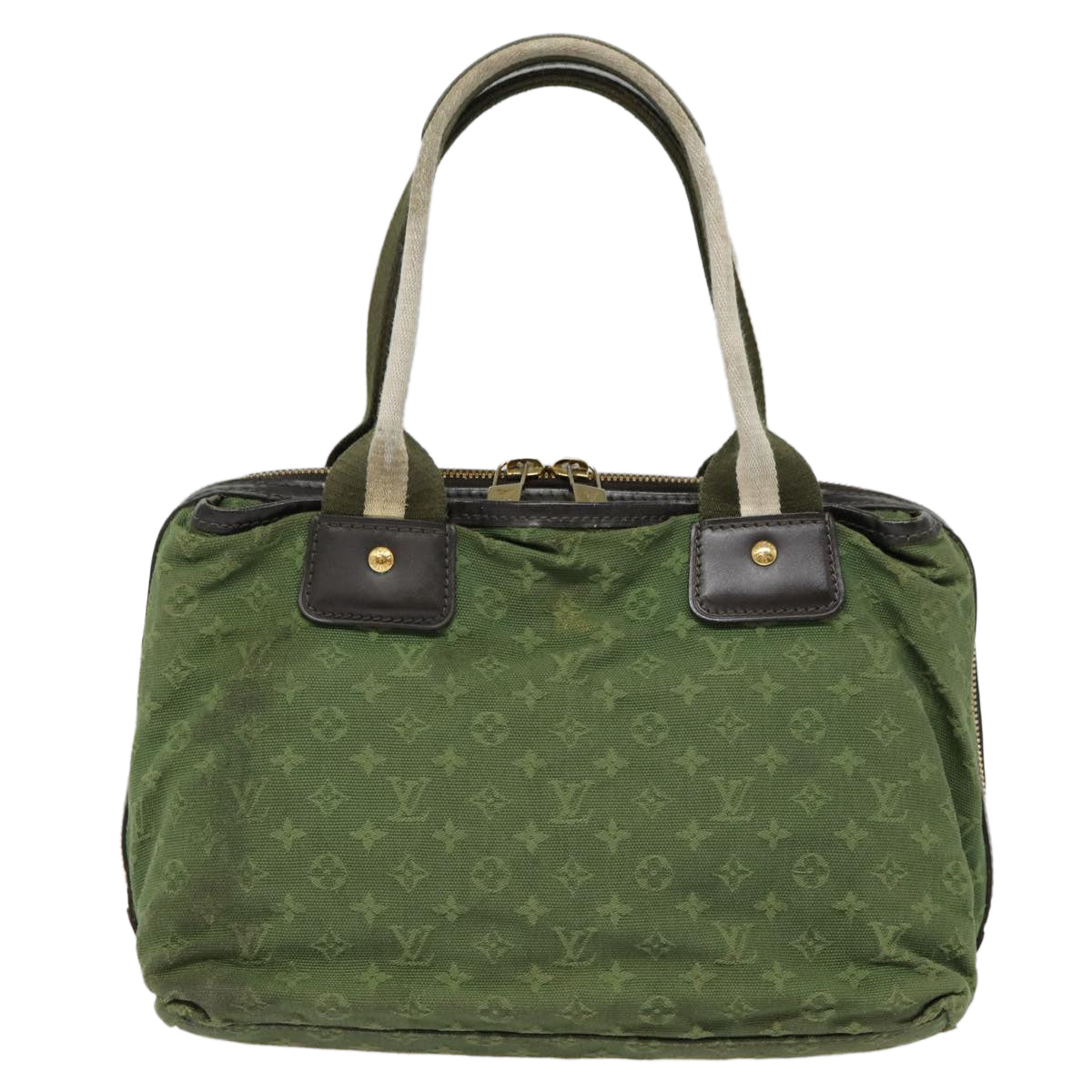 LOUIS VUITTON Monogram Mini Sac Marie Kate Bag TST Khaki M92507 LV Auth 88748