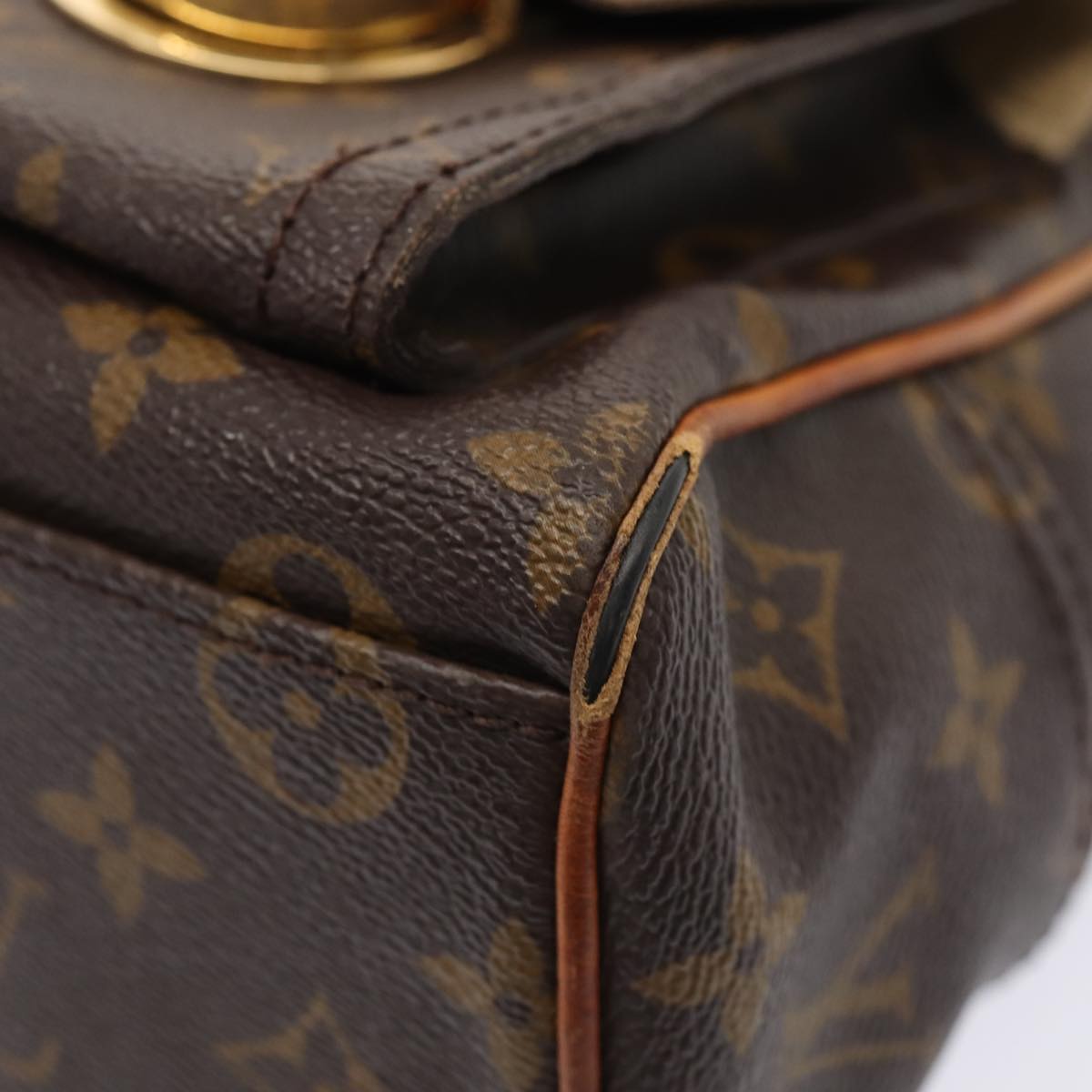 LOUIS VUITTON Monogram Manhattan PM Hand Bag M40026 LV Auth 88790