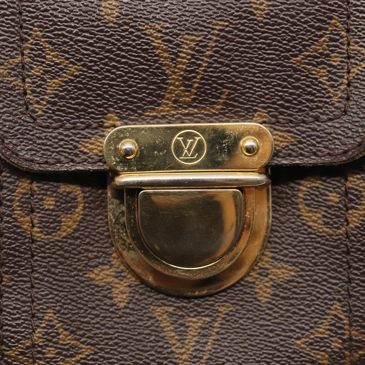 LOUIS VUITTON Monogram Manhattan PM Hand Bag M40026 LV Auth 88790