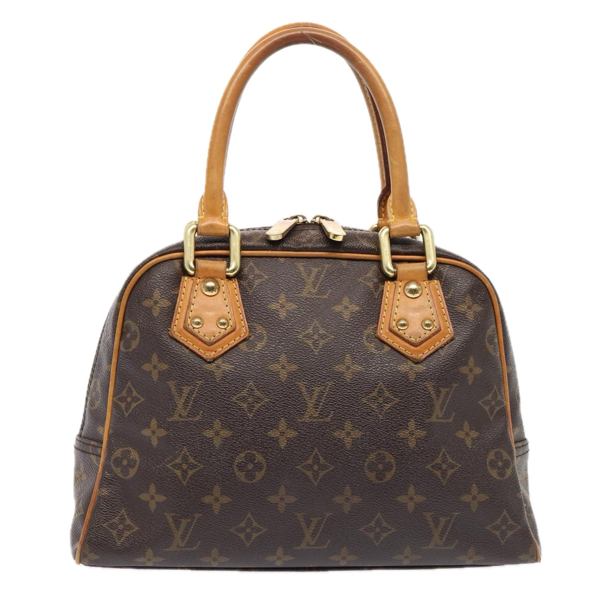 LOUIS VUITTON Monogram Manhattan PM Hand Bag M40026 LV Auth 88790