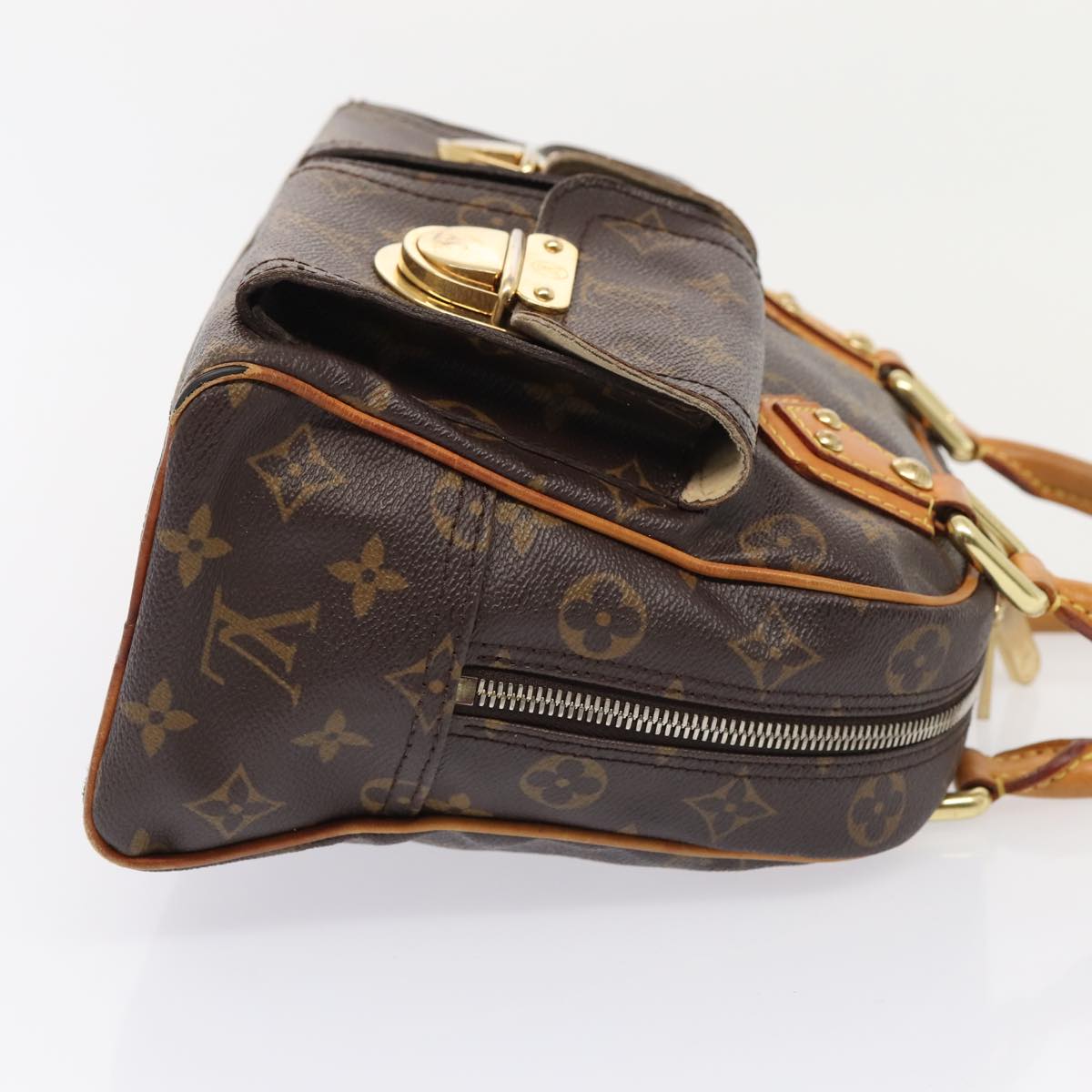 LOUIS VUITTON Monogram Manhattan PM Hand Bag M40026 LV Auth 88790