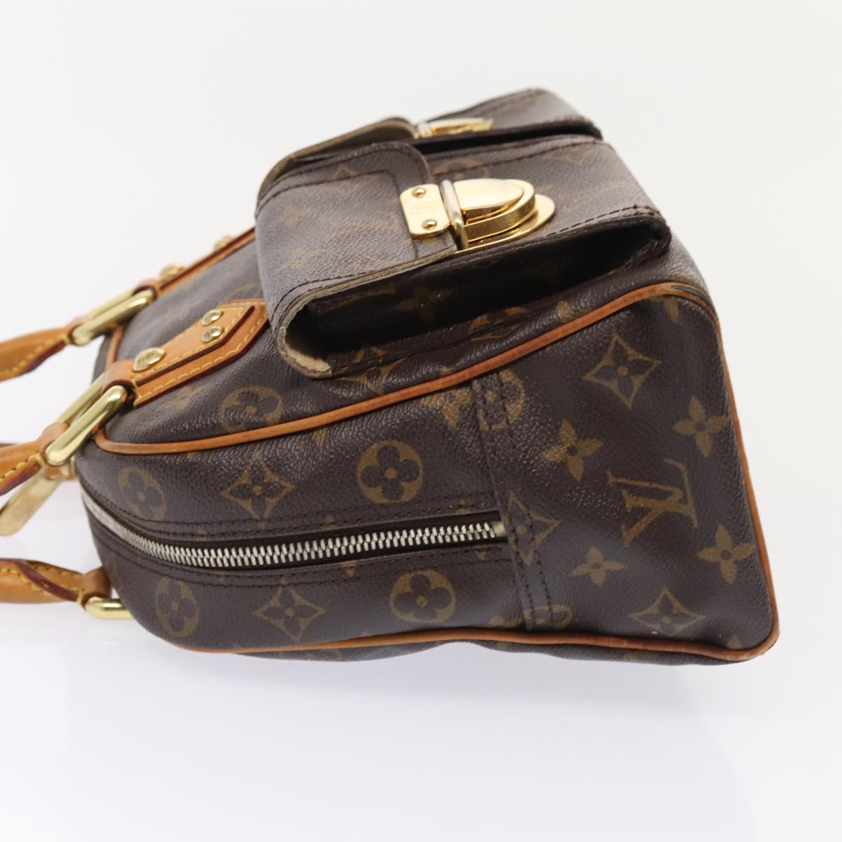 LOUIS VUITTON Monogram Manhattan PM Hand Bag M40026 LV Auth 88790