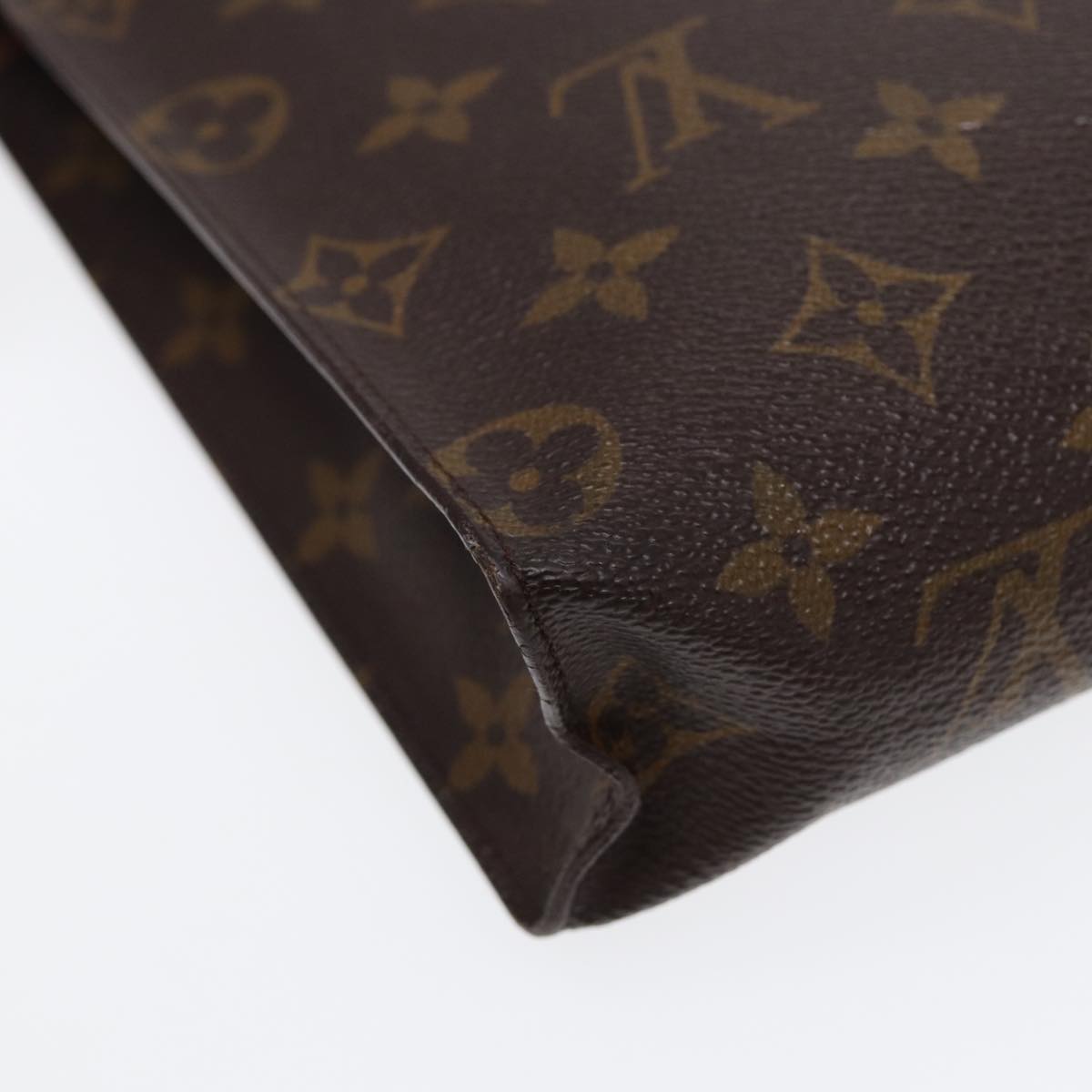 LOUIS VUITTON Monogram Poche Toilette 26 Pouch M47542 LV Auth 88807