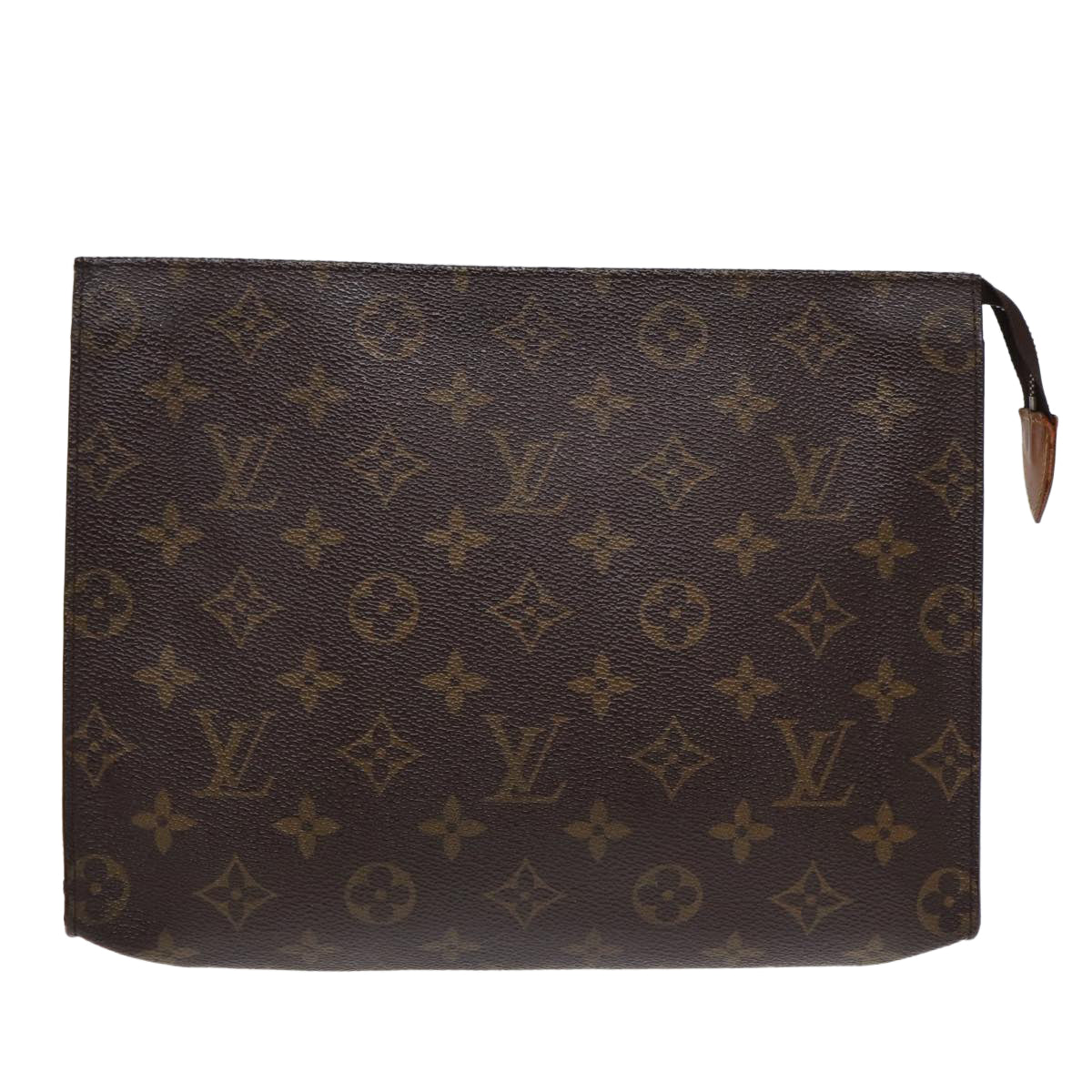 LOUIS VUITTON Monogram Poche Toilette 26 Pouch M47542 LV Auth 88807