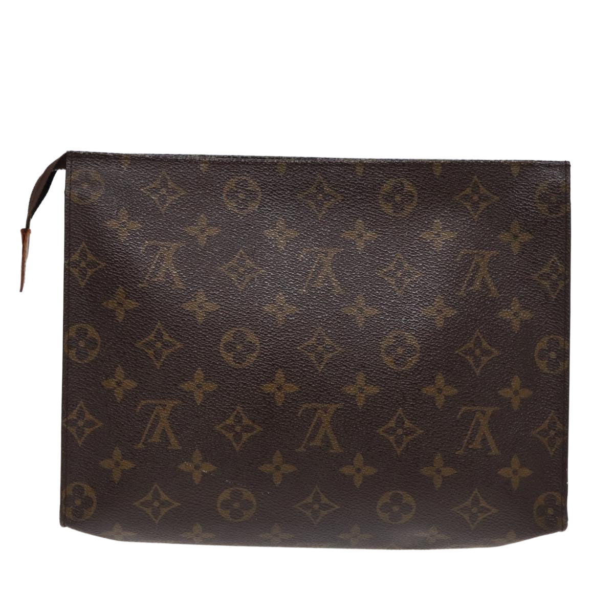 LOUIS VUITTON Monogram Poche Toilette 26 Pouch M47542 LV Auth 88807