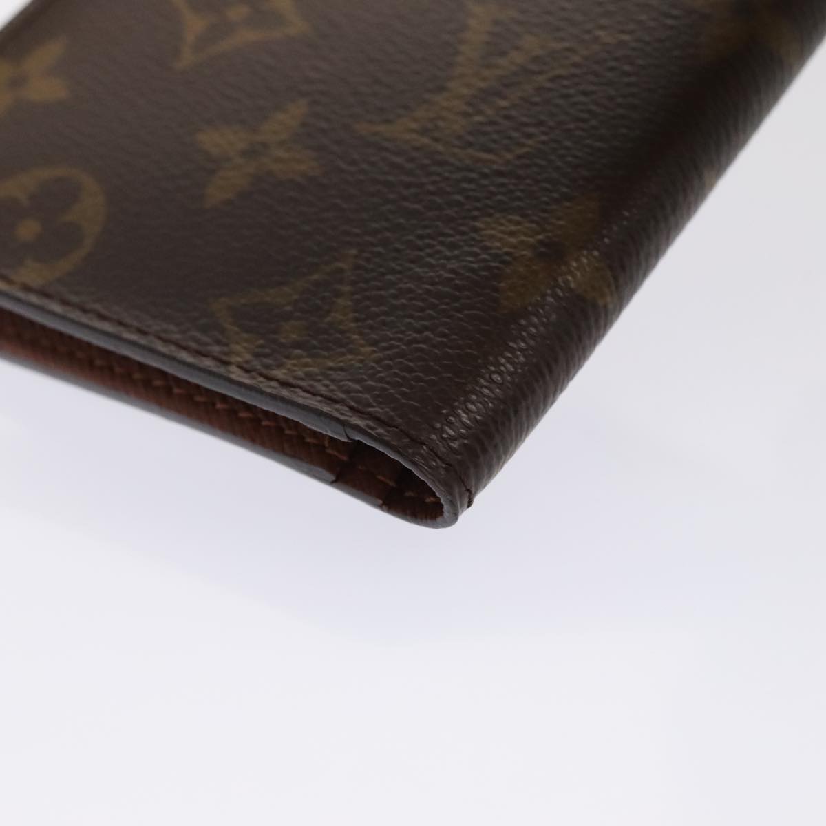 LOUIS VUITTON Monogram Porte Valeurs Cartes Credit Wallet M61823 LV Auth 88877