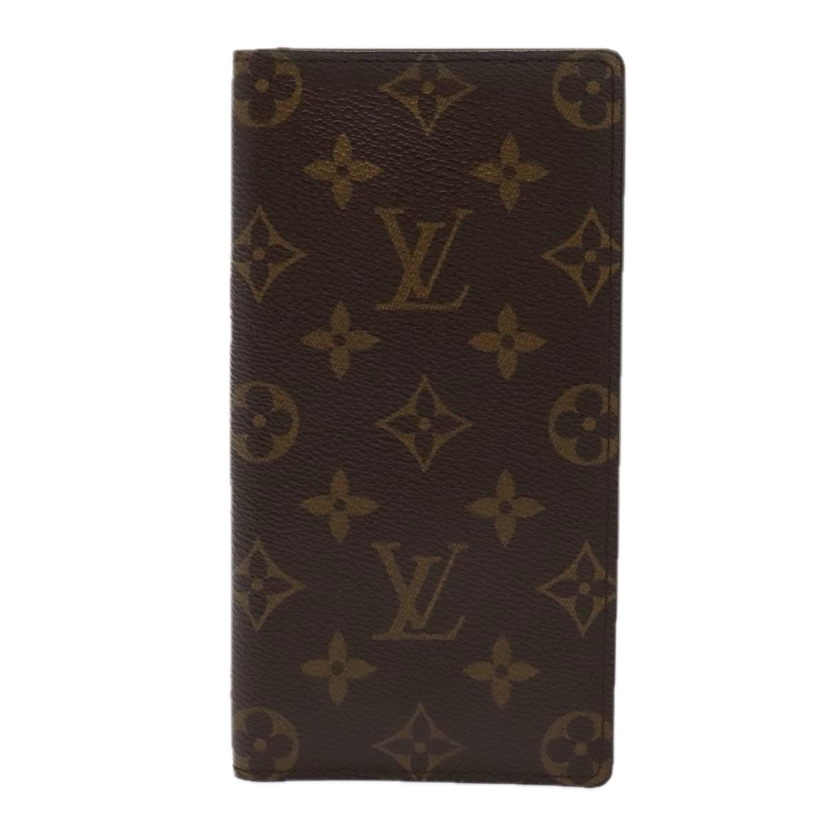 LOUIS VUITTON Monogram Porte Valeurs Cartes Credit Wallet M61823 LV Auth 88877