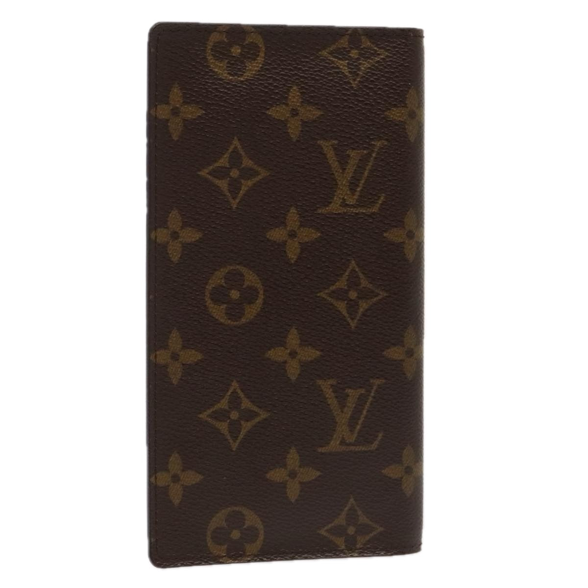 LOUIS VUITTON Monogram Porte Valeurs Cartes Credit Wallet M61823 LV Auth 88877