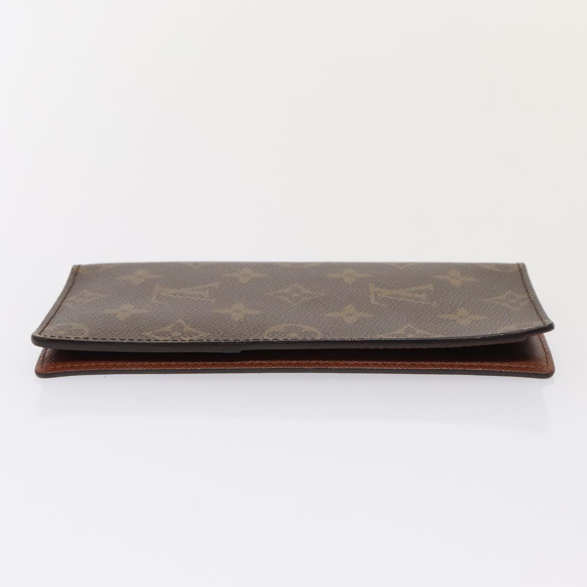 LOUIS VUITTON Monogram Porte Valeurs Cartes Credit Wallet M61823 LV Auth 88877