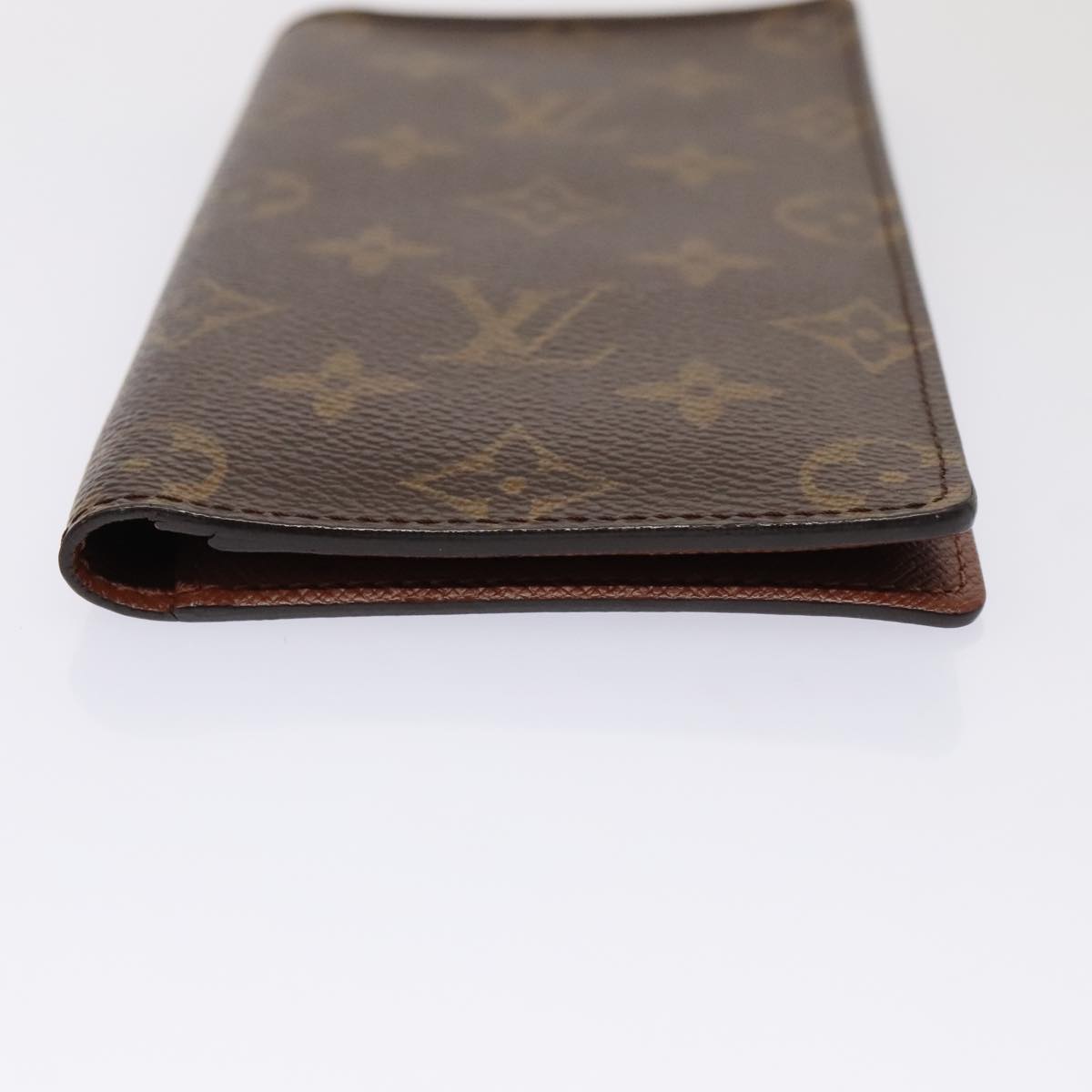 LOUIS VUITTON Monogram Porte Valeurs Cartes Credit Wallet M61823 LV Auth 88877