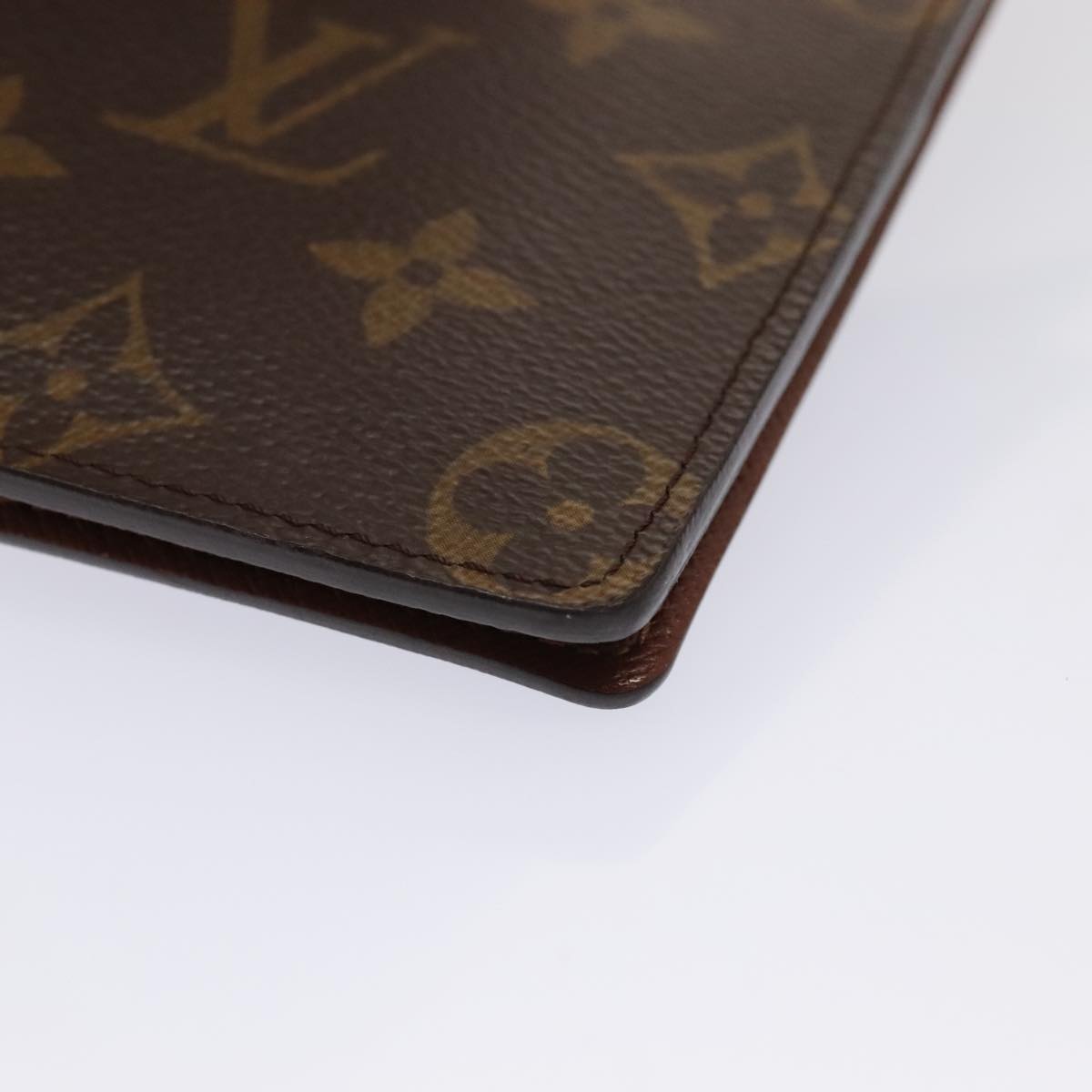 LOUIS VUITTON Monogram Porte Valeurs Cartes Credit Wallet M61823 LV Auth 88877