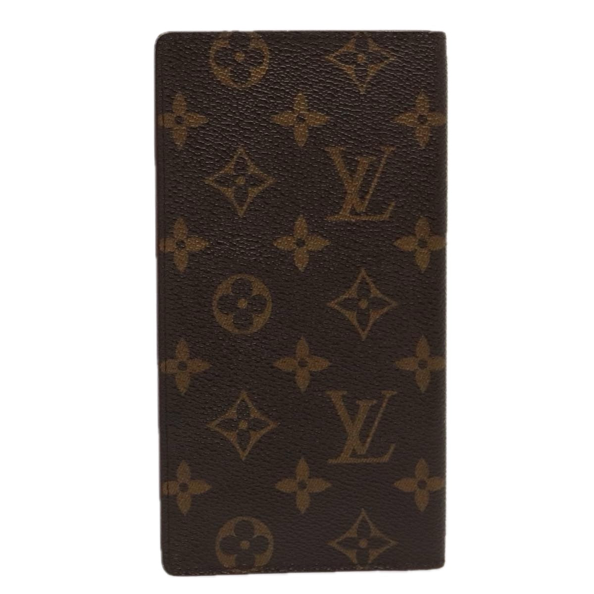 LOUIS VUITTON Monogram Porte Cartes Credit Billfold Wallet M60825 LV Auth 88878