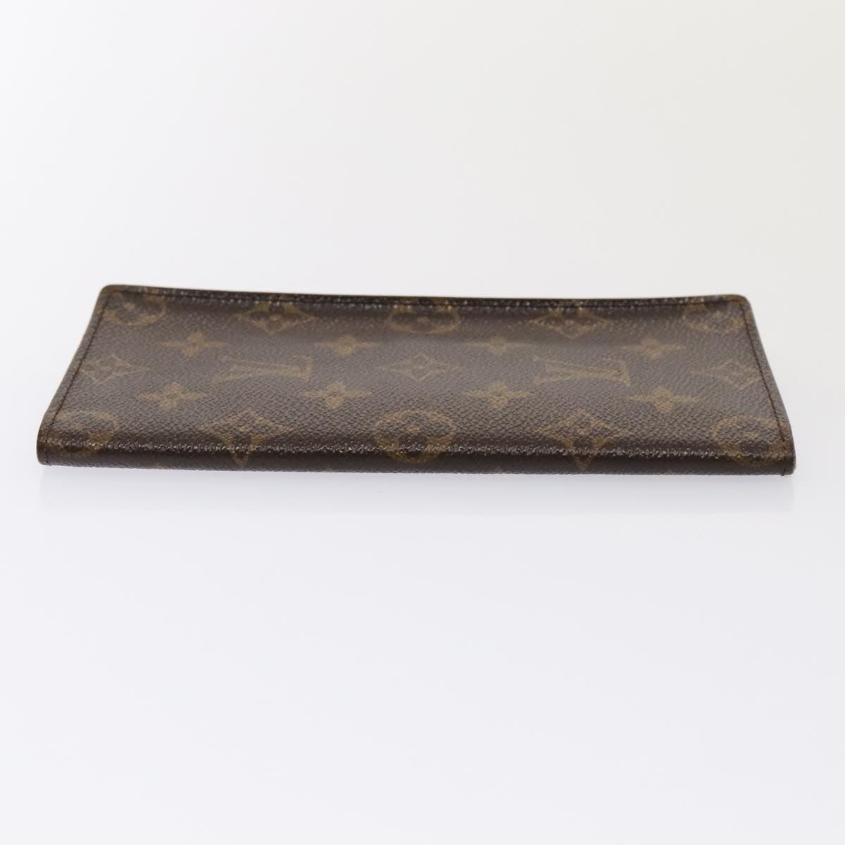 LOUIS VUITTON Monogram Porte Cartes Credit Billfold Wallet M60825 LV Auth 88878