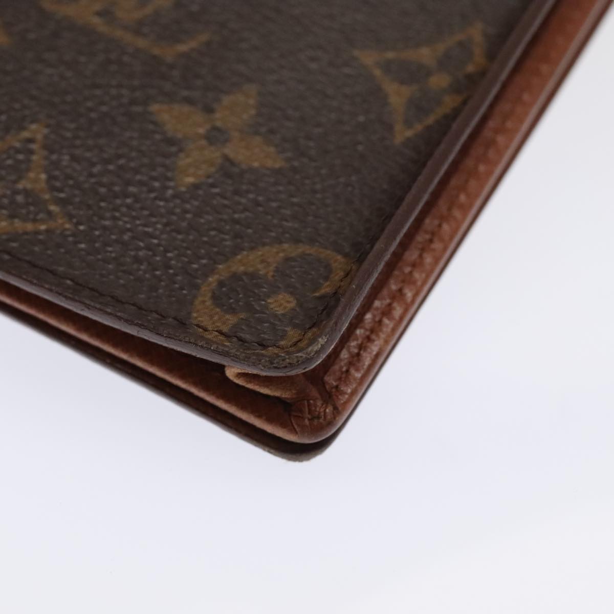 LOUIS VUITTON Monogram Porte Cartes Credit Billfold Wallet M60825 LV Auth 88878