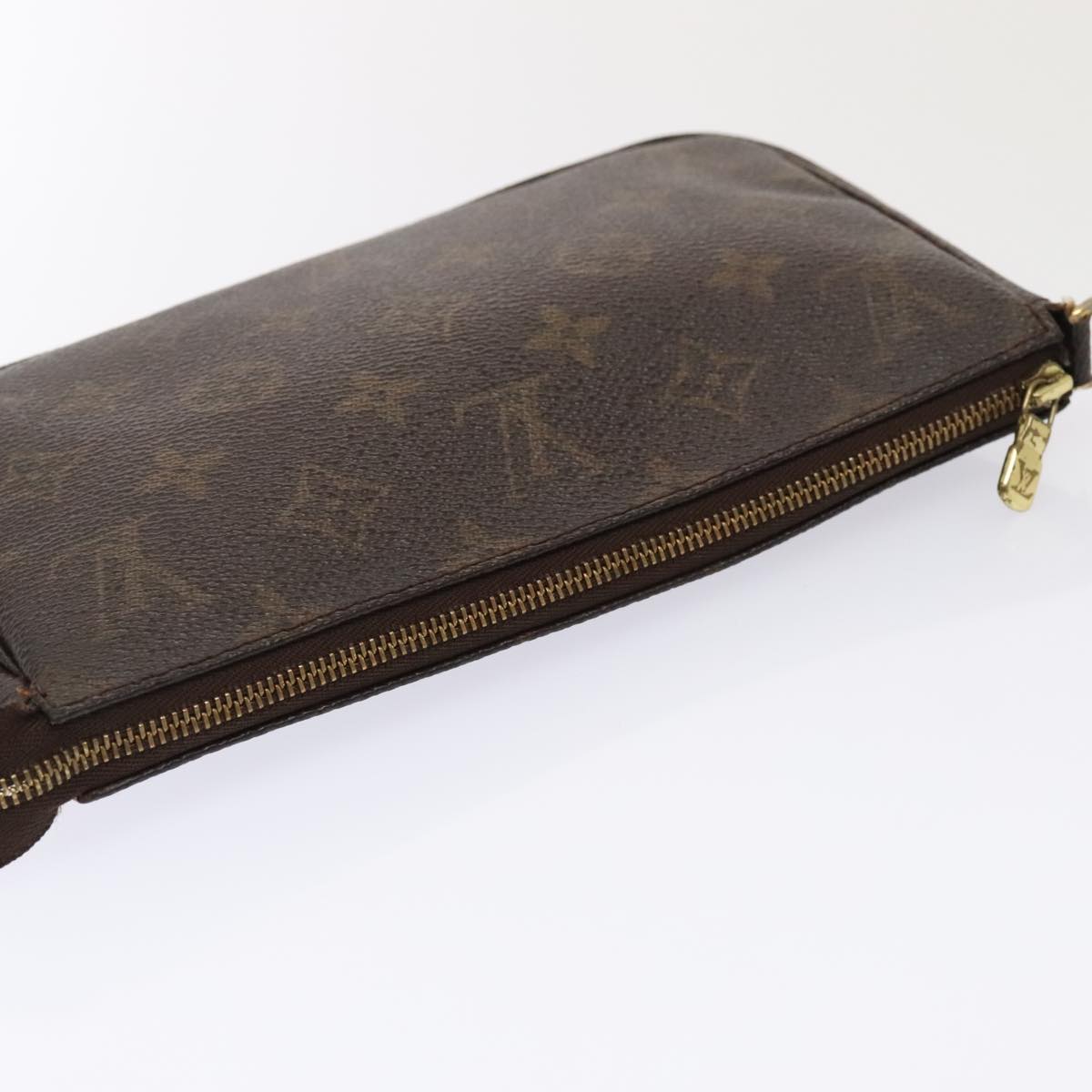 LOUIS VUITTON Monogram Pochette Accessoires Pouch M51980 LV Auth 88884