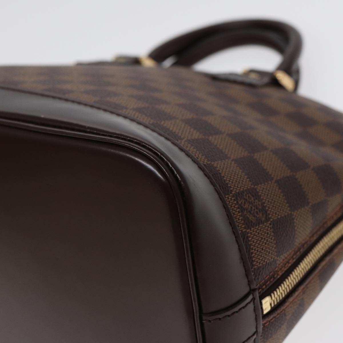 LOUIS VUITTON Damier Ebene Alma Hand Bag N51131 LV Auth 88893A