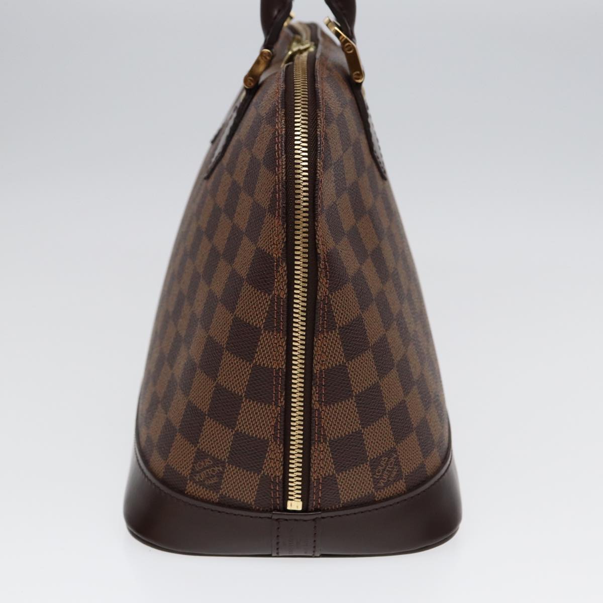 LOUIS VUITTON Damier Ebene Alma Hand Bag N51131 LV Auth 88893A