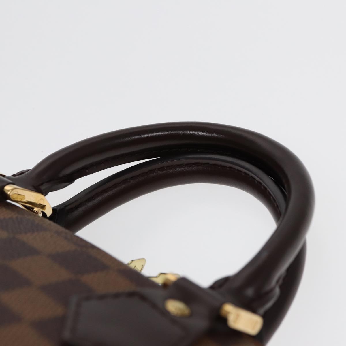 LOUIS VUITTON Damier Ebene Alma Hand Bag N51131 LV Auth 88893A