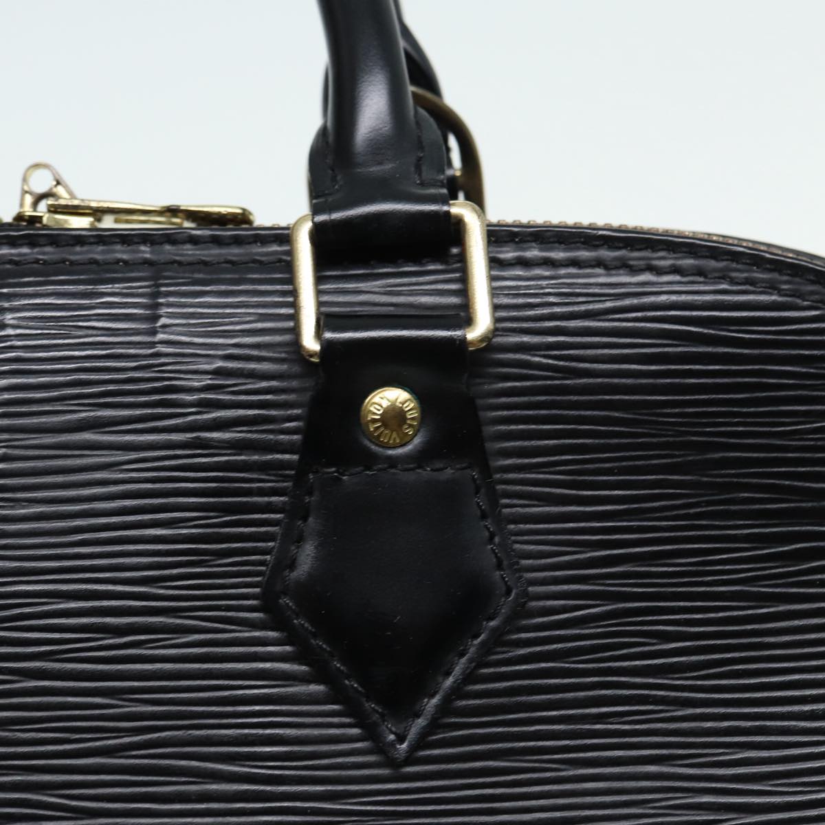 LOUIS VUITTON Epi Alma Hand Bag Black M52142 LV Auth 88902