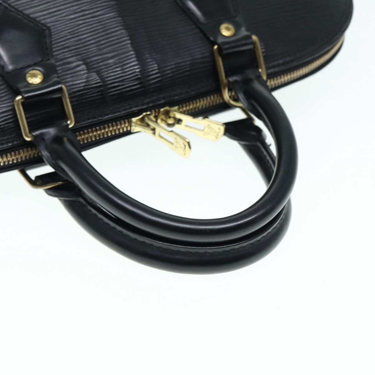 LOUIS VUITTON Epi Alma Hand Bag Black M52142 LV Auth 88902