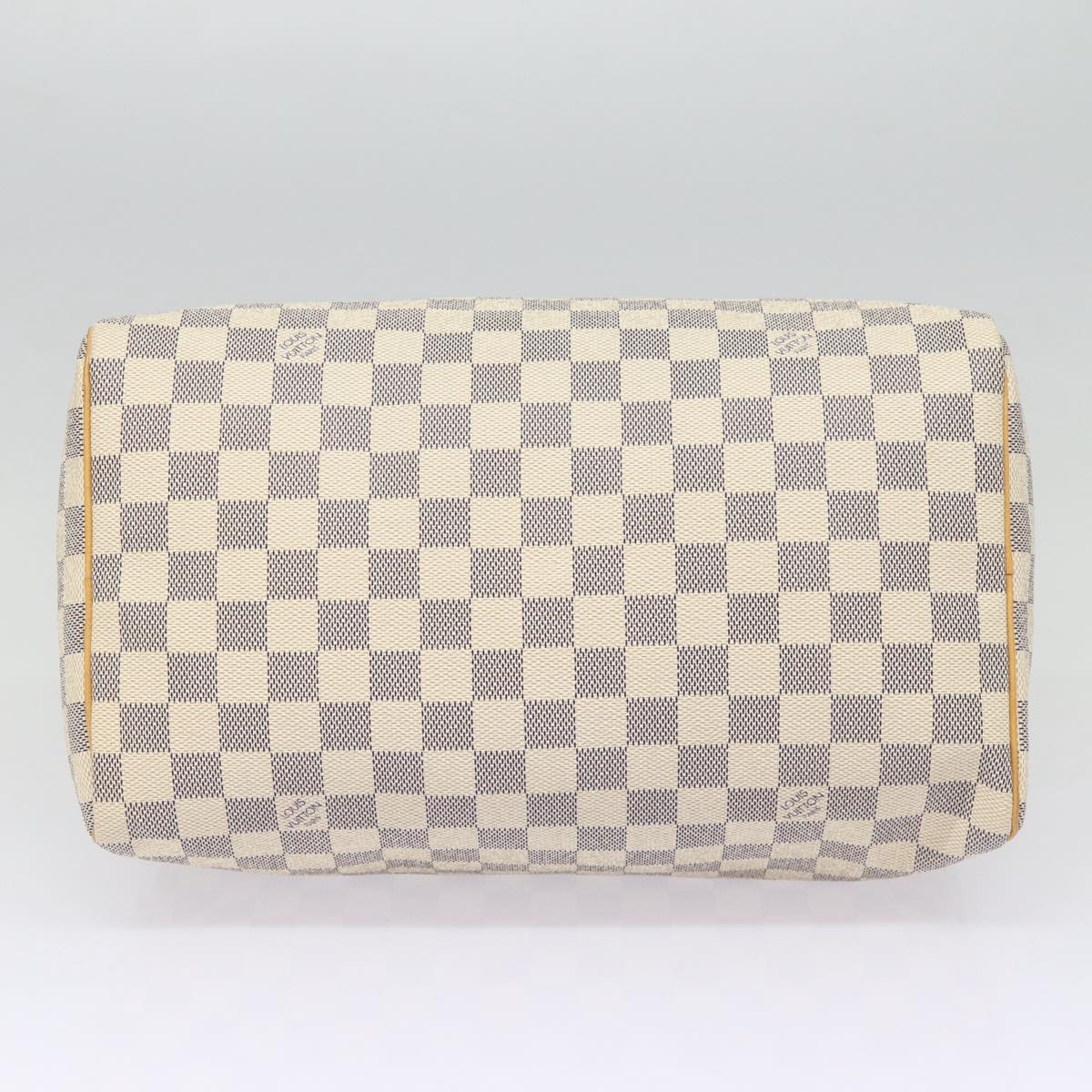 LOUIS VUITTON Damier Azur Speedy 30 Hand Bag N41533 LV Auth 88905A