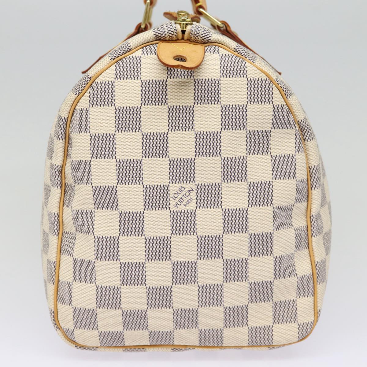 LOUIS VUITTON Damier Azur Speedy 30 Hand Bag N41533 LV Auth 88905A