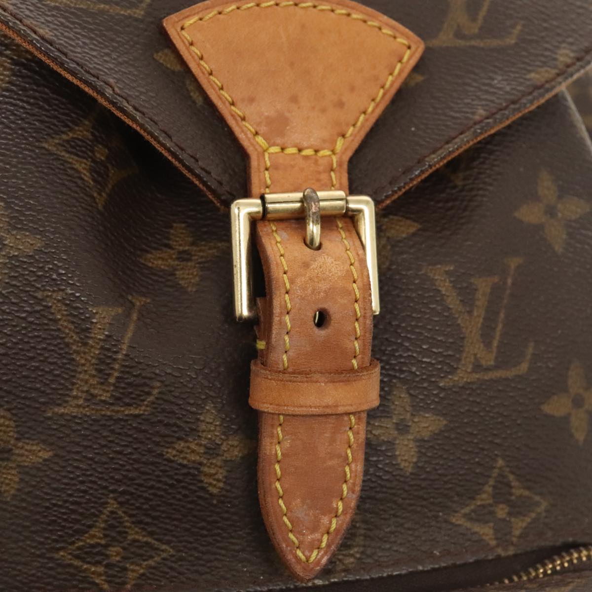 LOUIS VUITTON Monogram Montsouris MM Backpack M51136 LV Auth 88909