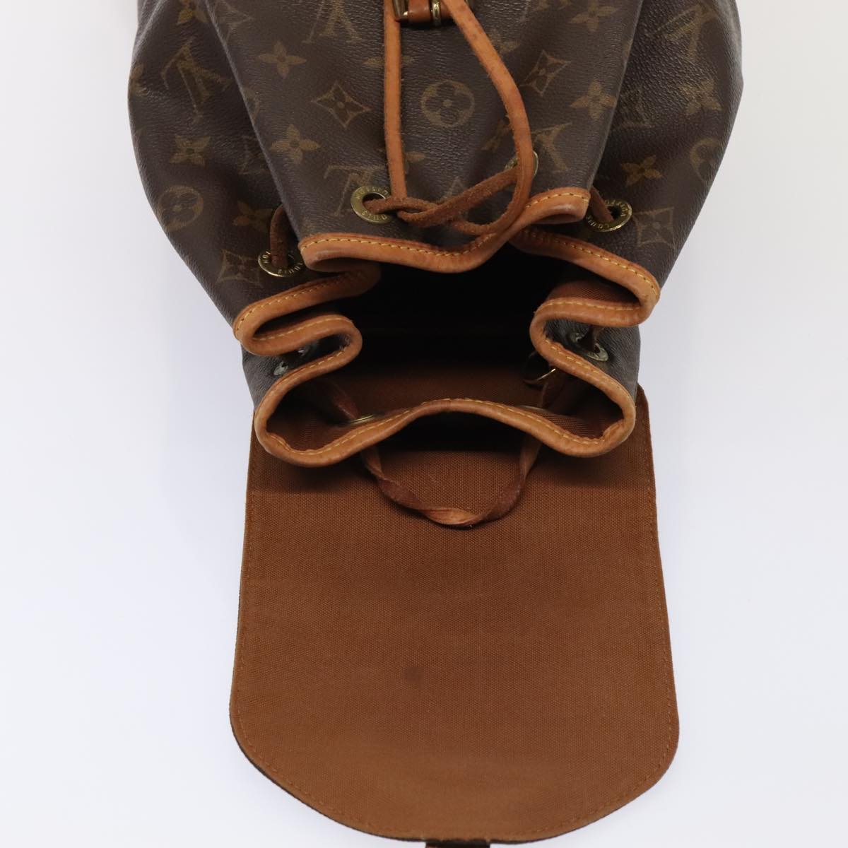 LOUIS VUITTON Monogram Montsouris MM Backpack M51136 LV Auth 88909