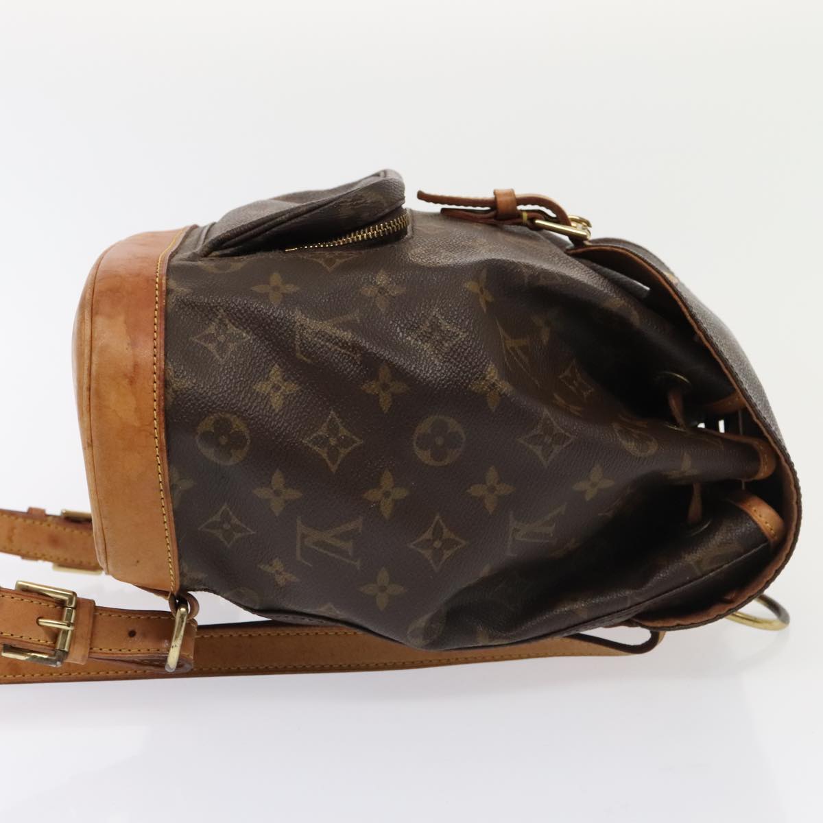 LOUIS VUITTON Monogram Montsouris MM Backpack M51136 LV Auth 88909