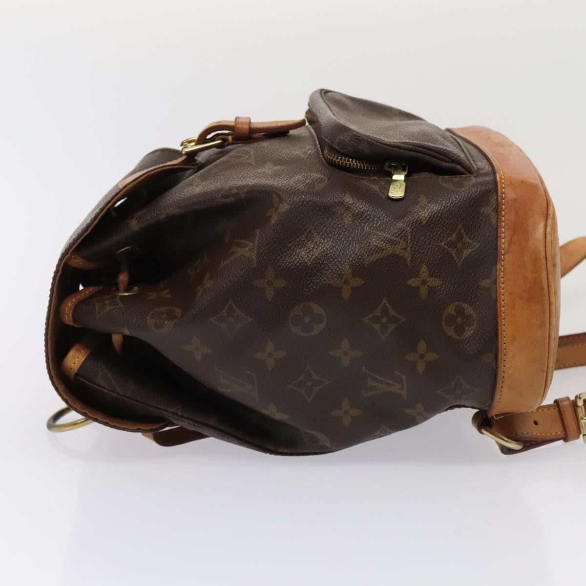 LOUIS VUITTON Monogram Montsouris MM Backpack M51136 LV Auth 88909