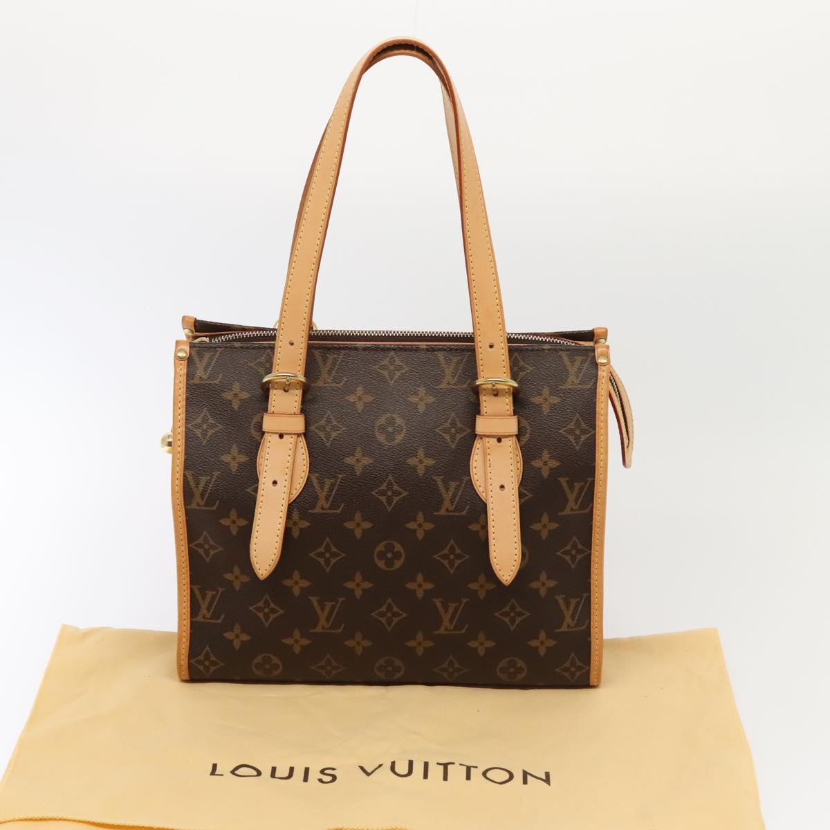 LOUIS VUITTON Monogram Popincourt Haut Hand Bag M40007 LV Auth 88915