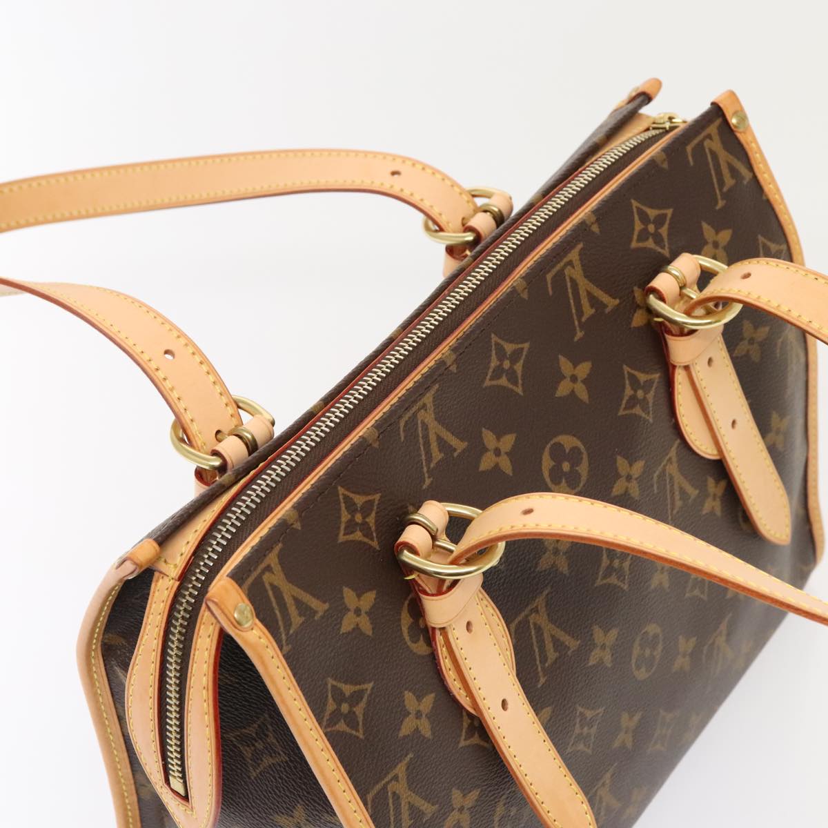 LOUIS VUITTON Monogram Popincourt Haut Hand Bag M40007 LV Auth 88915