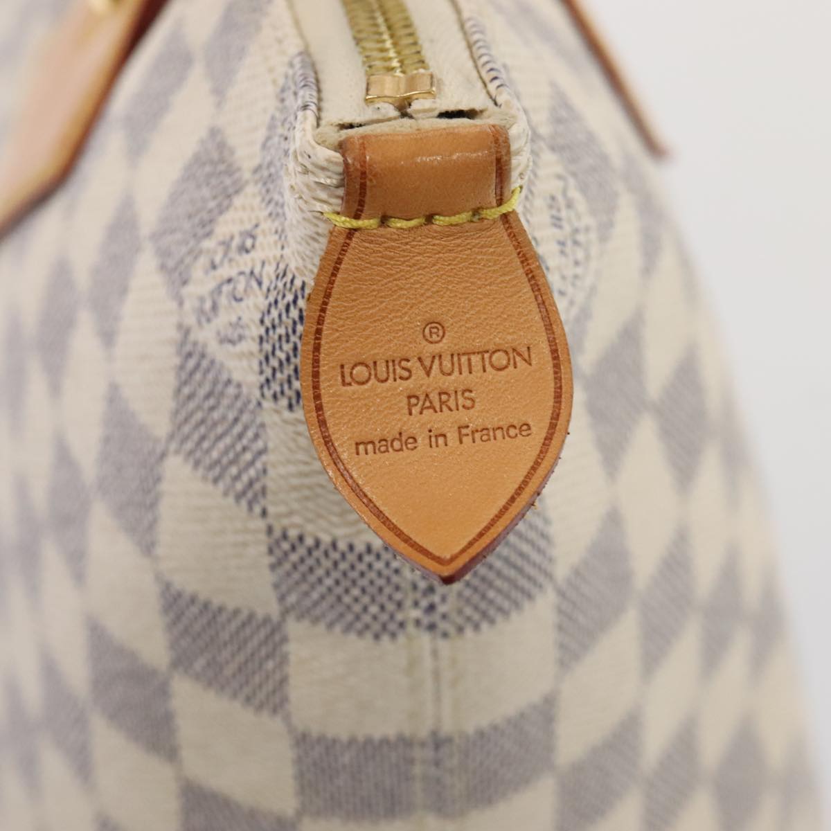 LOUIS VUITTON Damier Azur Saleya PM Tote Bag N51186 LV Auth 88918AV