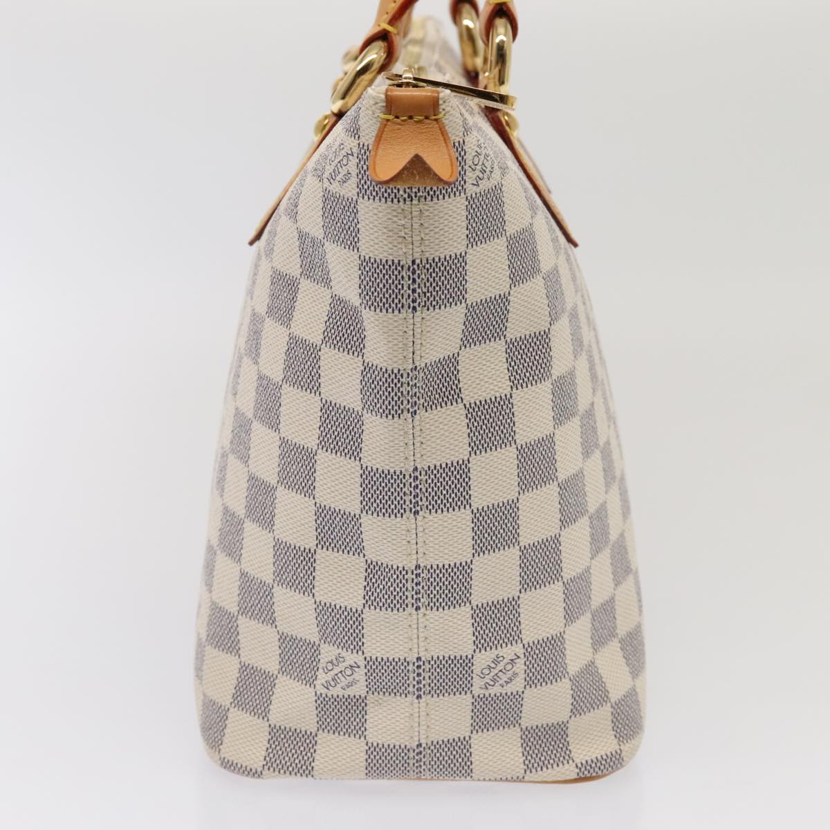 LOUIS VUITTON Damier Azur Saleya PM Tote Bag N51186 LV Auth 88918V