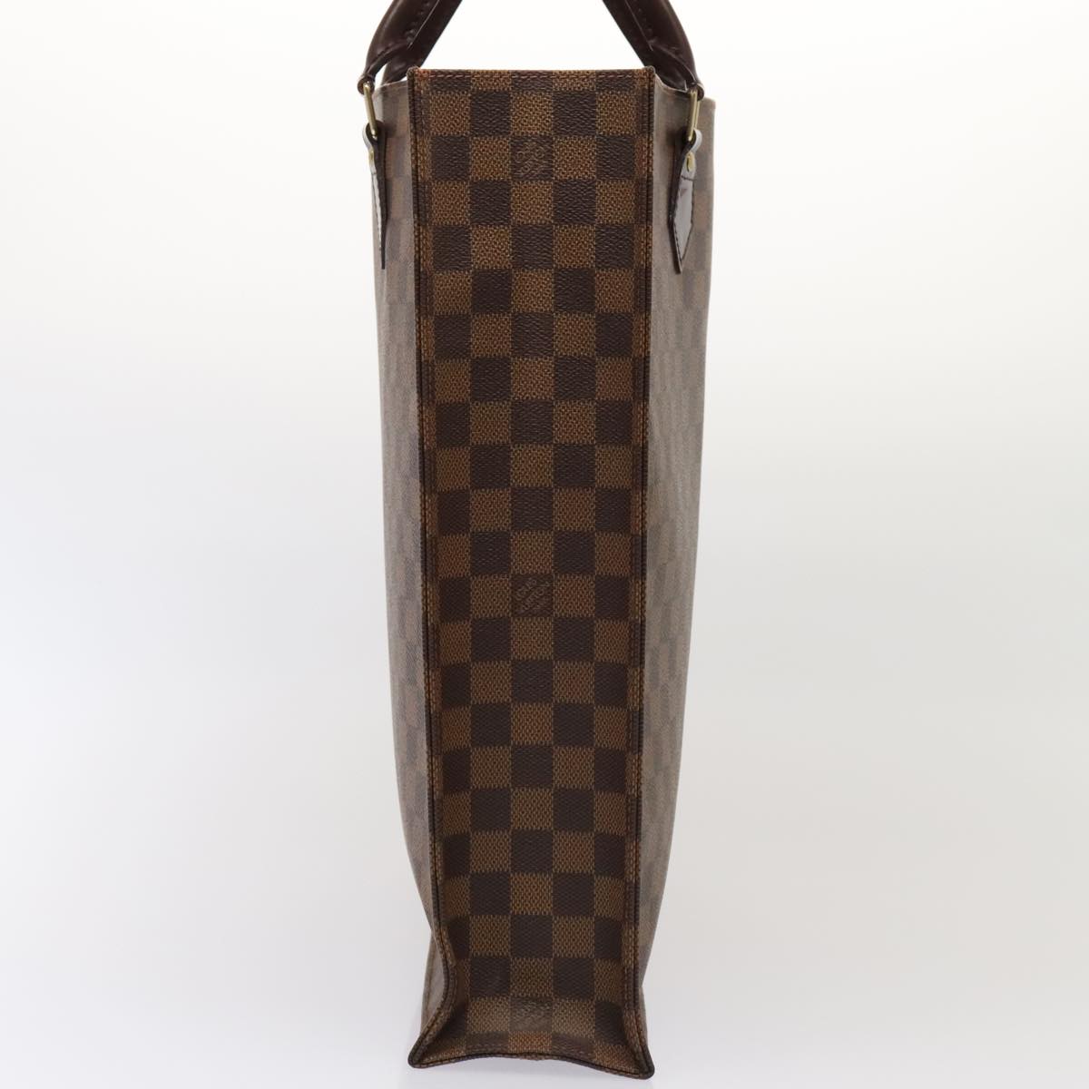 LOUIS VUITTON Damier Ebene Sac Plat Hand Bag N51140 LV Auth 88919V