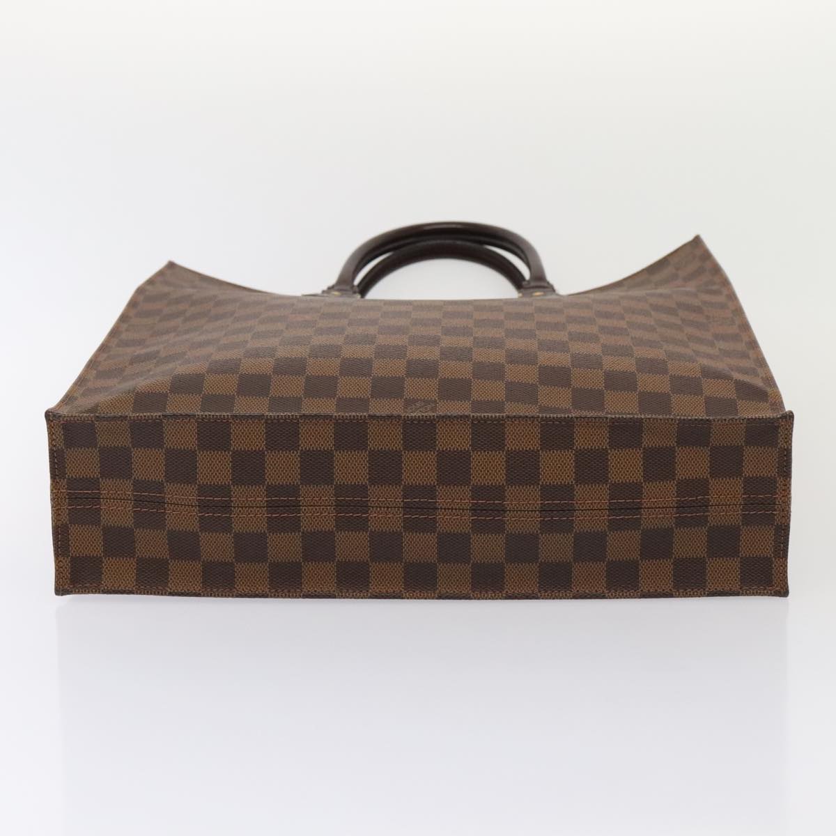 LOUIS VUITTON Damier Ebene Sac Plat Hand Bag N51140 LV Auth 88919A